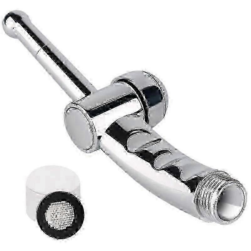 Deep Shower Enema Cleansing System with Comfort Tip Nozzle Head for Men's Health Care and Wellness Usage