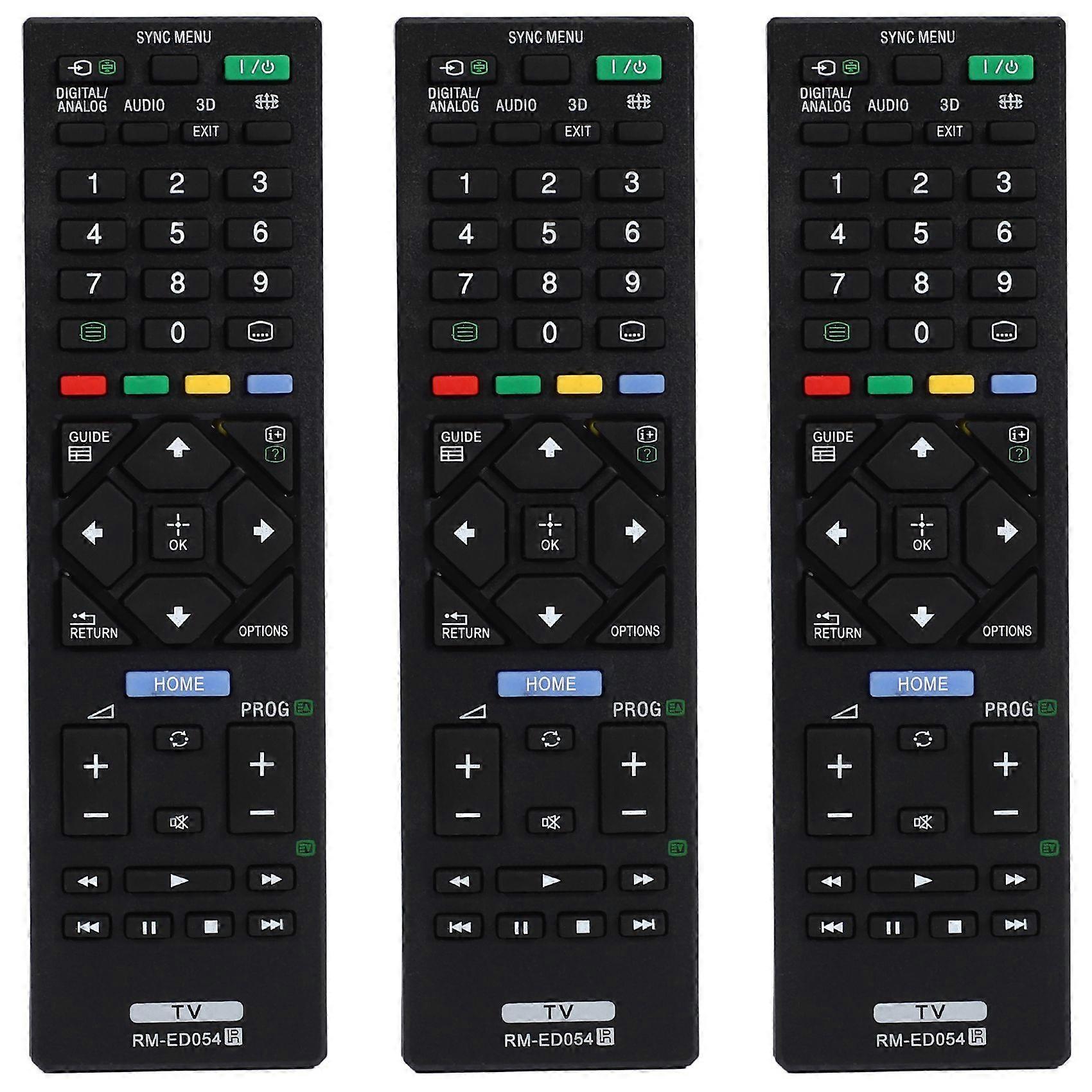 3X Universal Remote Control Rm-Ed054 for Lcd Tv for -32R420A -40R470A -46R470A