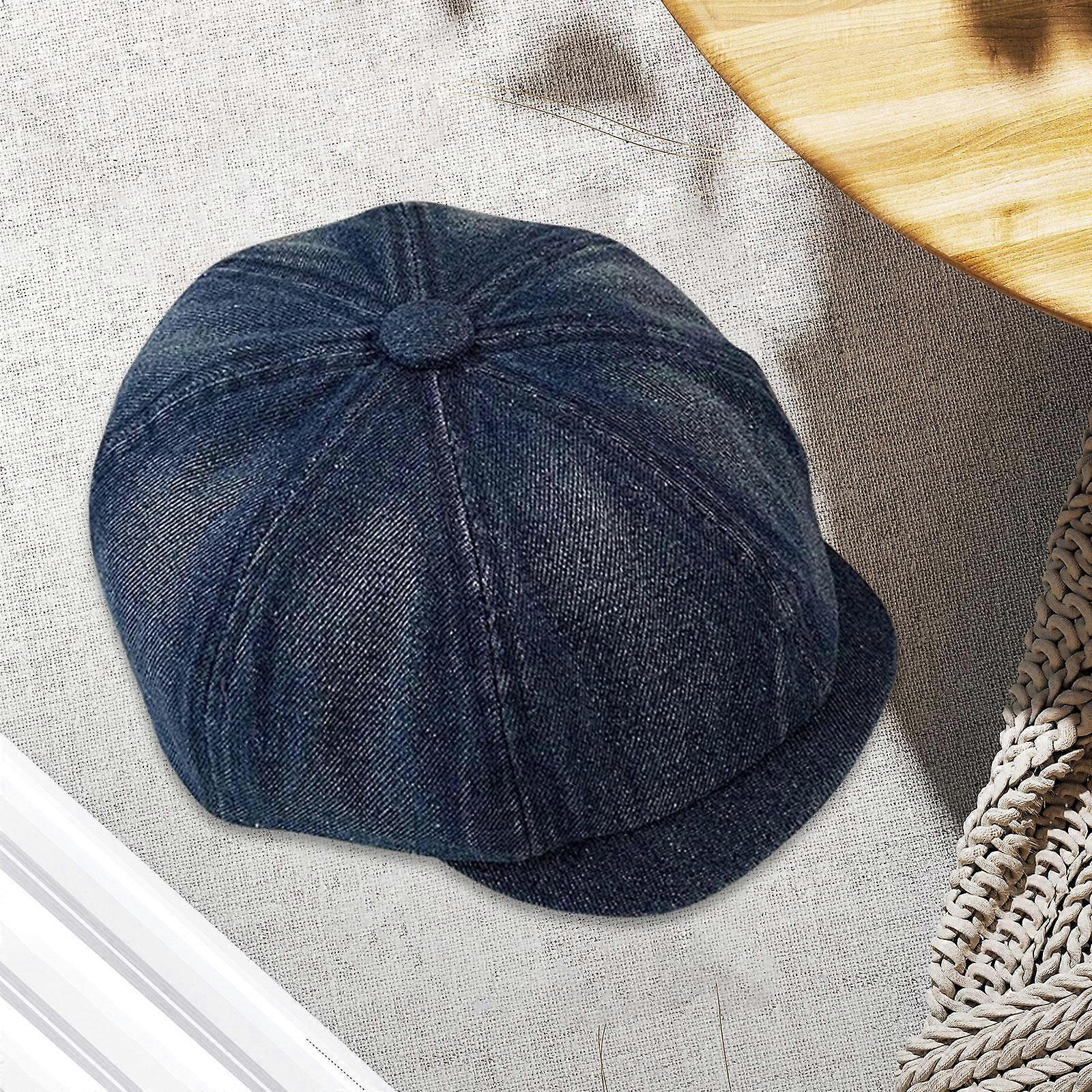 Womens Beret Hat Newsboy Cap Cabbie Driving Flat Octagonal Visor for Driving, Trip,