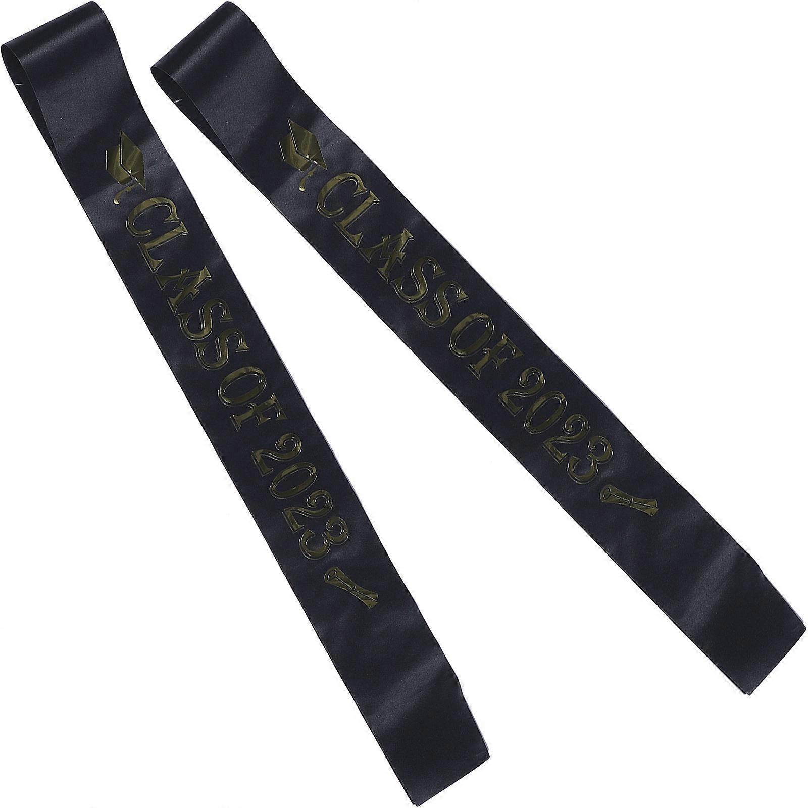 Unisex Graduation Stoles Photography Prop Class of 2023 Graduates Fabric 4Pcs