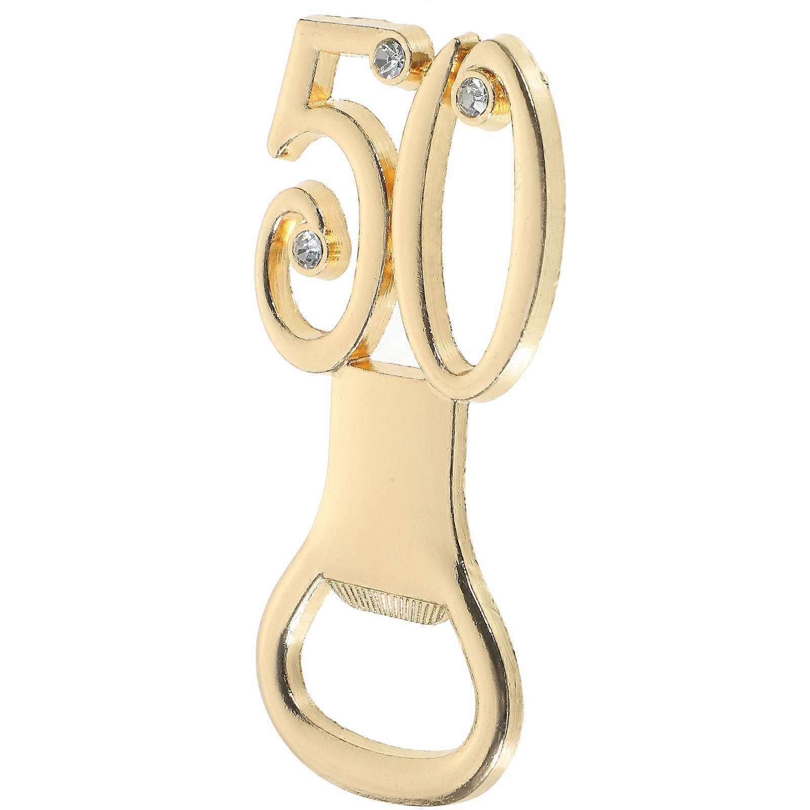 Bottle Opener Rhinestones 50th Beverage Bottle Opener Manual Bottle Opener