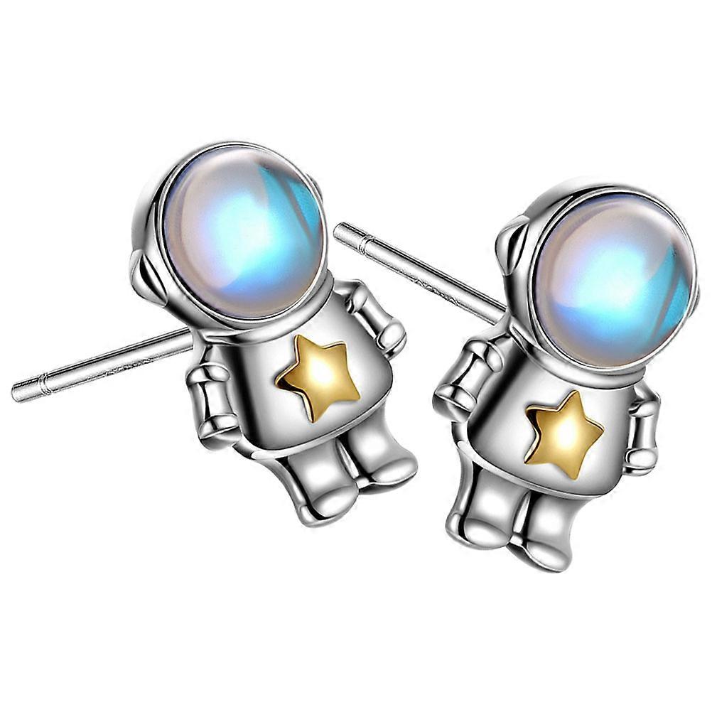 Astronaut Earrings Alloy Stud Earrings for Decor 1Pair Assorted Color