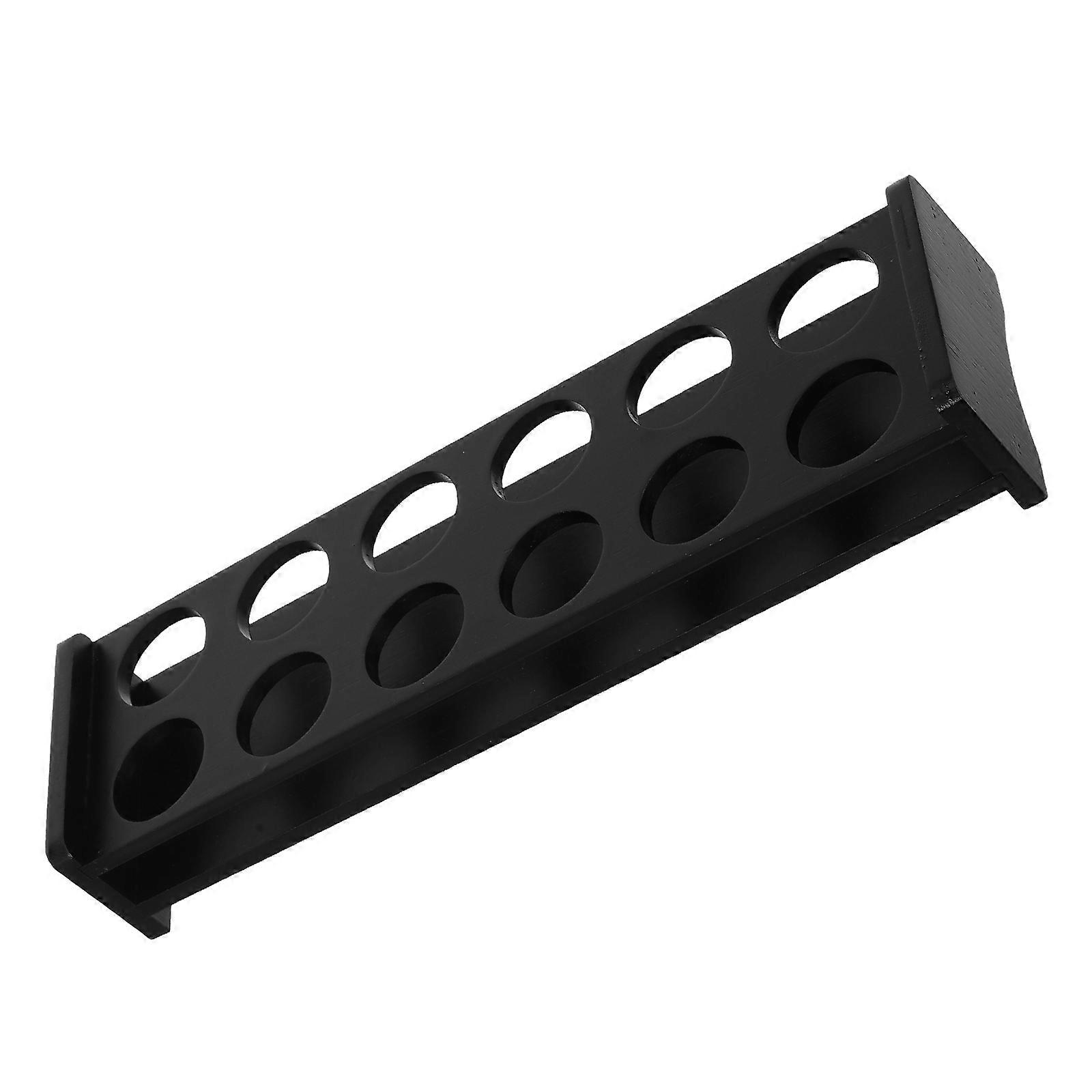 Wooden Holder Compact Storage Rack for Whiskey and Shot Glasses Versatile Organizer for Home Bar and Parties Design for Long Term Use