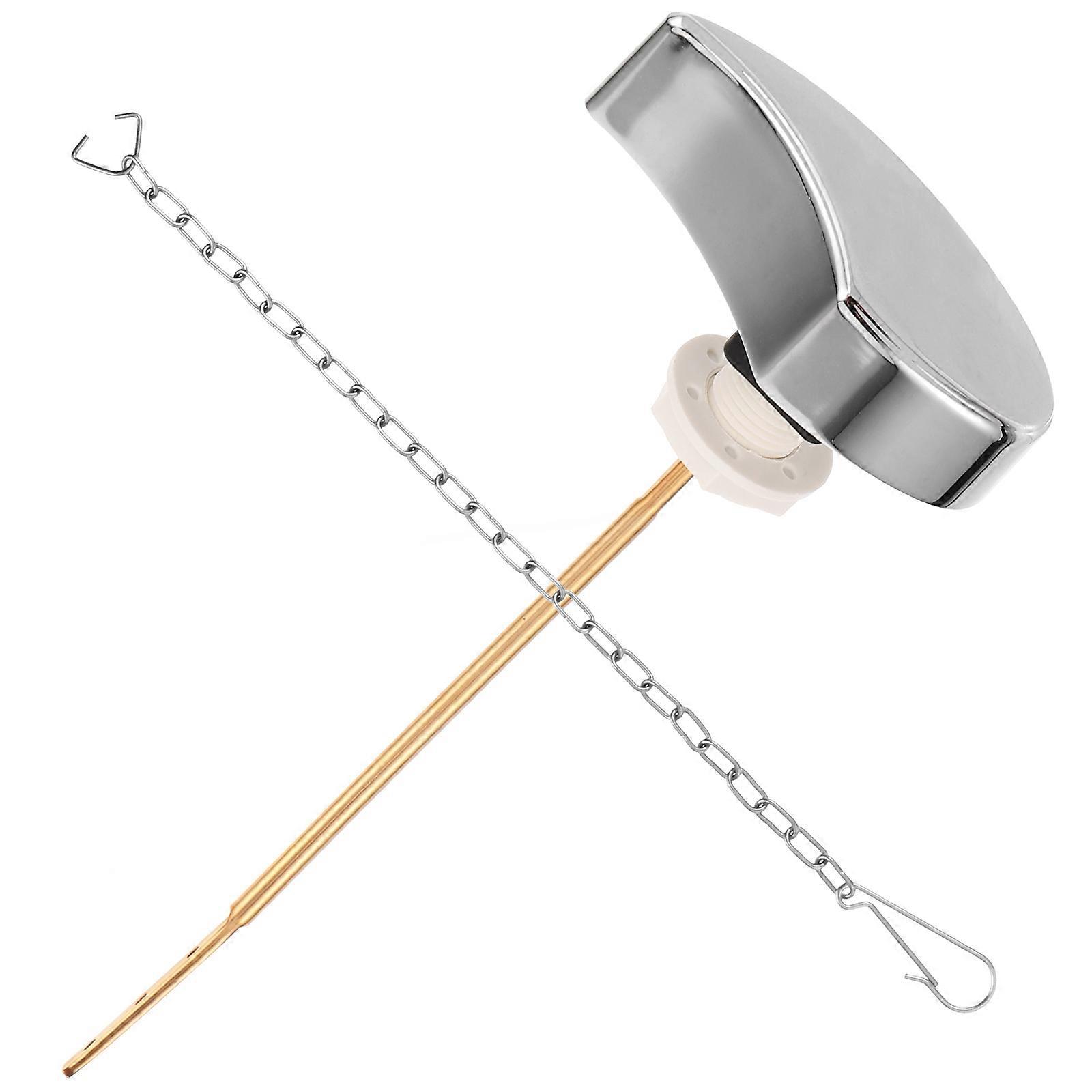 Adjustable Toilet Lever Toilet Flush Handle Universal Zinc .00X8.00X4.00CM Bathroom Use 1Pack