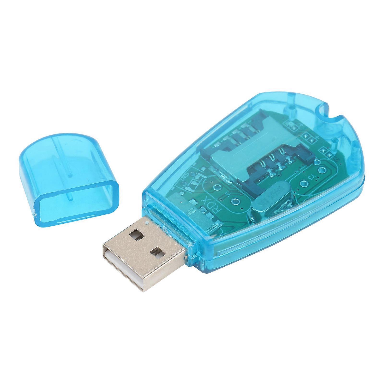 Fast SIM Reader Blue with Support for Easy Management and Fast USB 2.0 Read Write