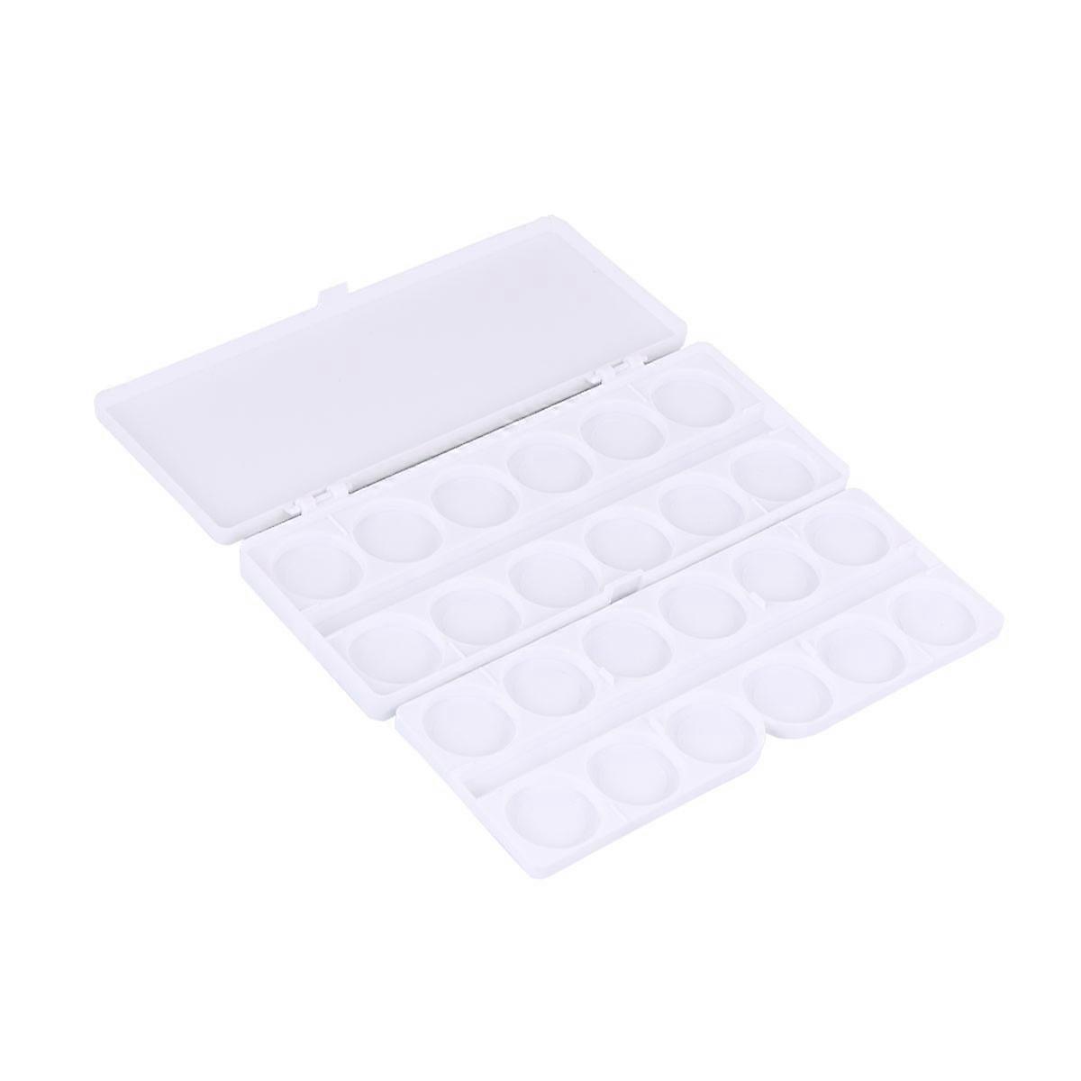 Watercolor Storage Box Manicure Painting Box For Watercolors 19*8.5cm Rectangular 1Set