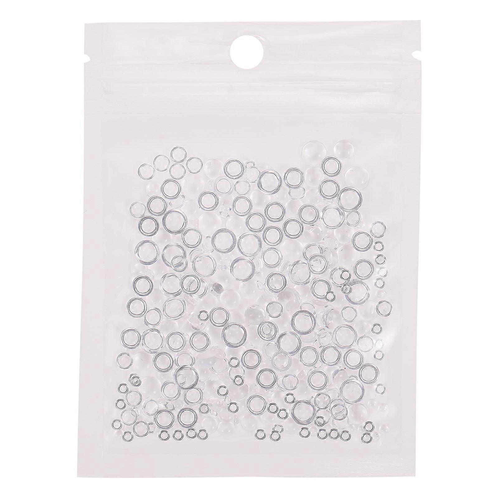 350pcs DIY Resin Charms Lifelike Dew Craft Models for Headwear, Phone Cases, Scrapbooking Self Adhesive Decorative Supplies for Creative Projects