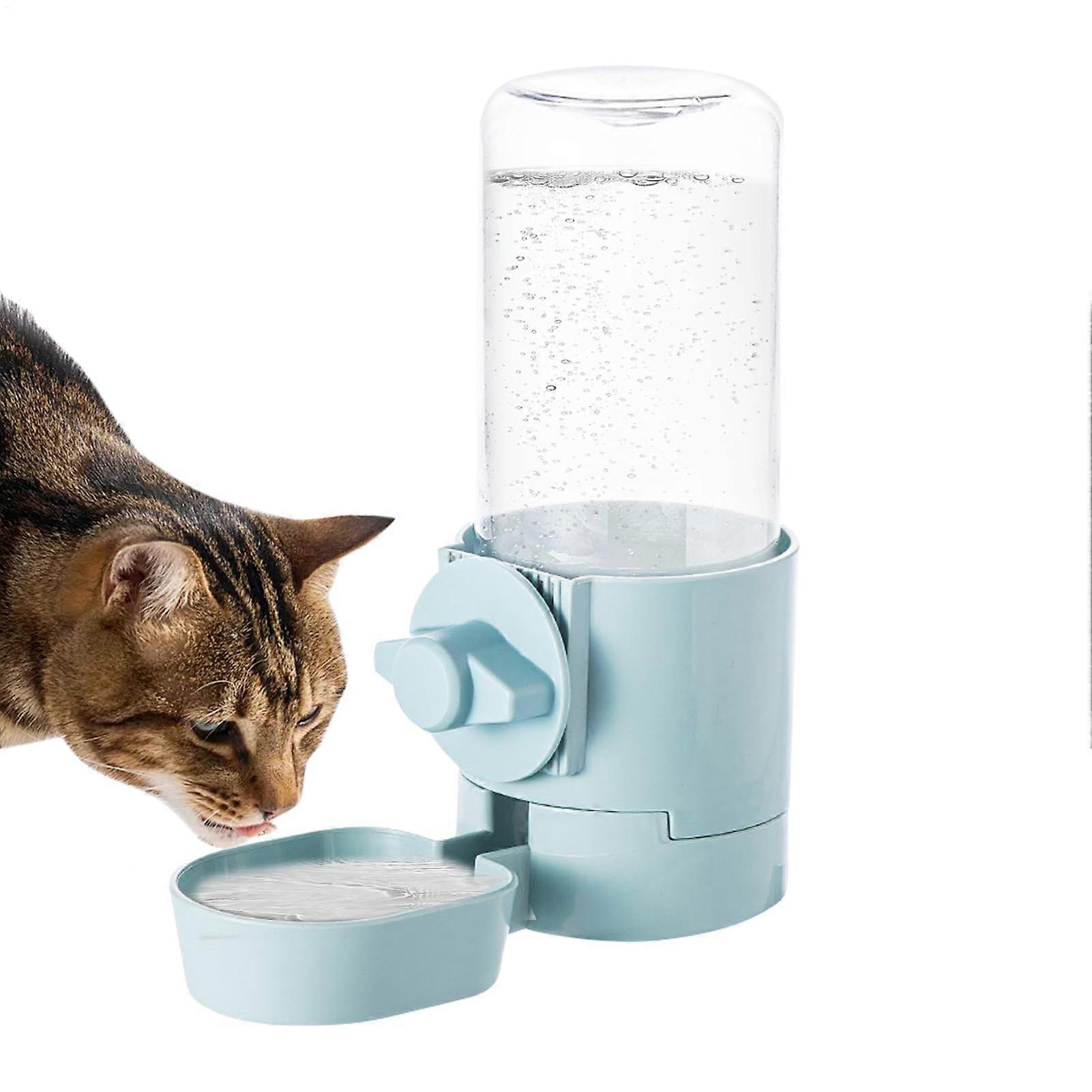 Automatic Waterer for Dogs Anti-Spill Suspension Design Indoor Use Blue Multi-Cat Home