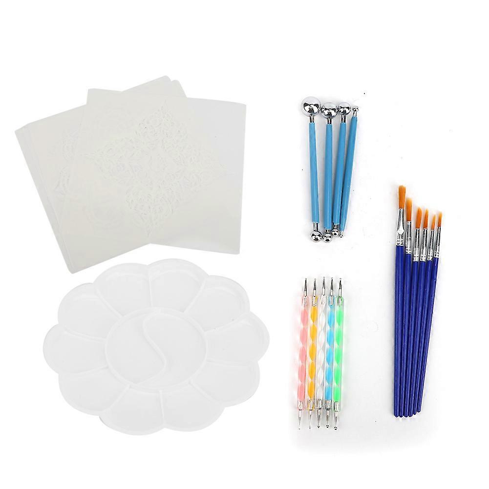 DIY Painting Tool Kit Craft Drawing Dotting Painting Tools Set for Beginners20pcs / set
