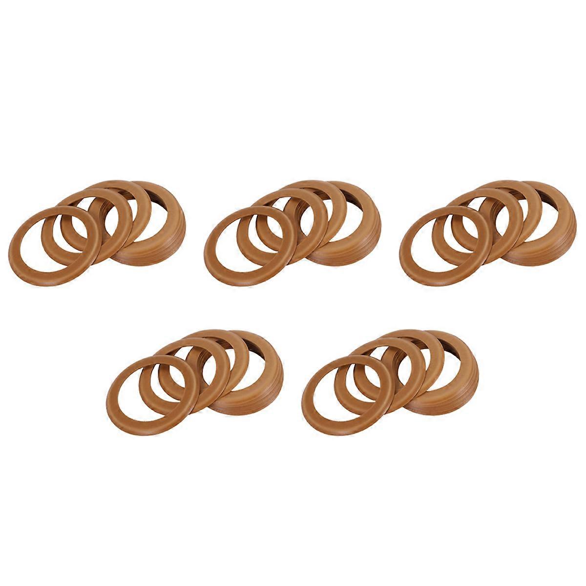 50Pcs 1100W Dental Compressor Use Pistons Polyimide Rubber Ring Oil Free Air Compressor PTFE Rings