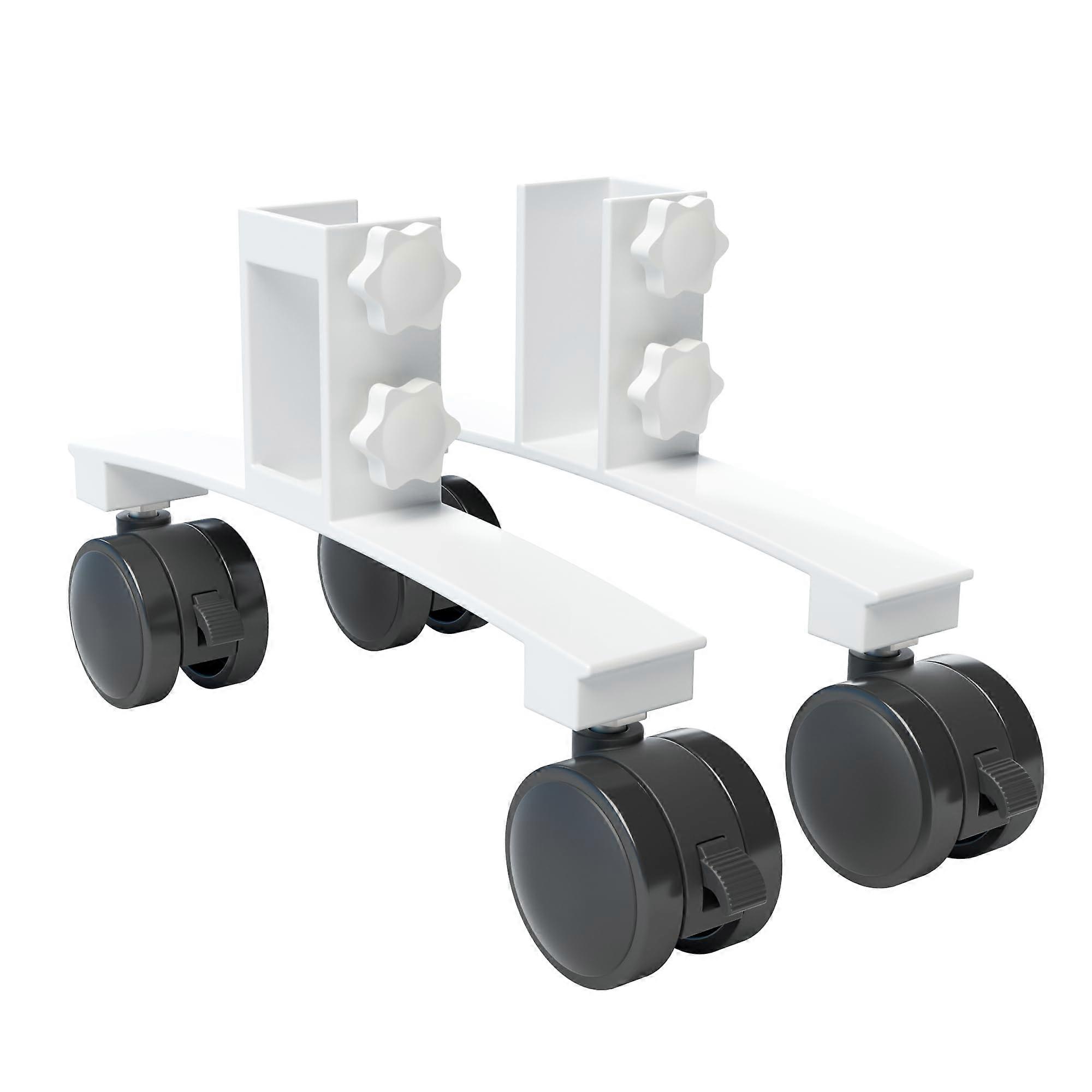 2 x Universal Feet for Infrared Heating Robust Feet for Standing Use German Quality (White)