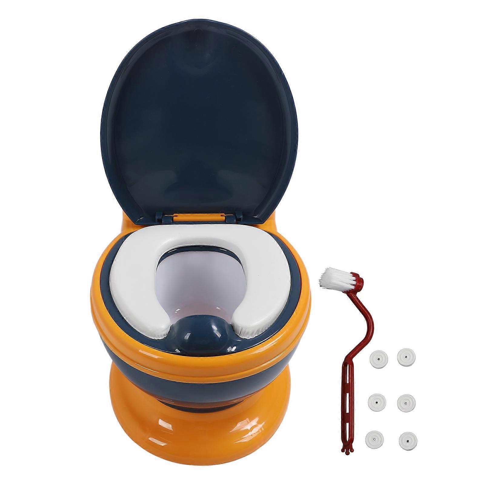 Toddler Transition Potty Toilet Detachable Cleansing Prevent Slip High Simulated Potty Training Toilet L