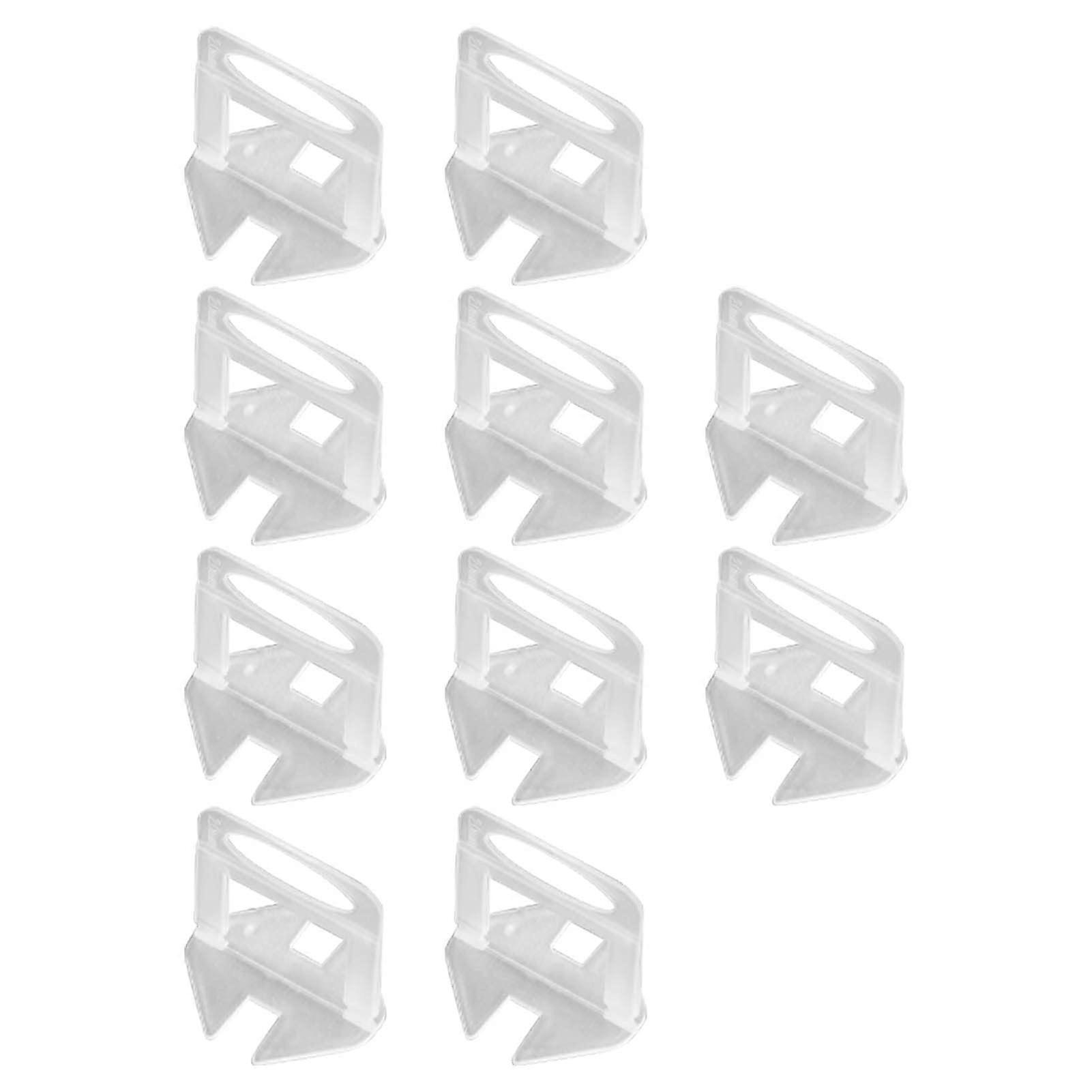 efficiency tile leveler spacers kit, smooth wall and floor tool (1.5mm transparent base)