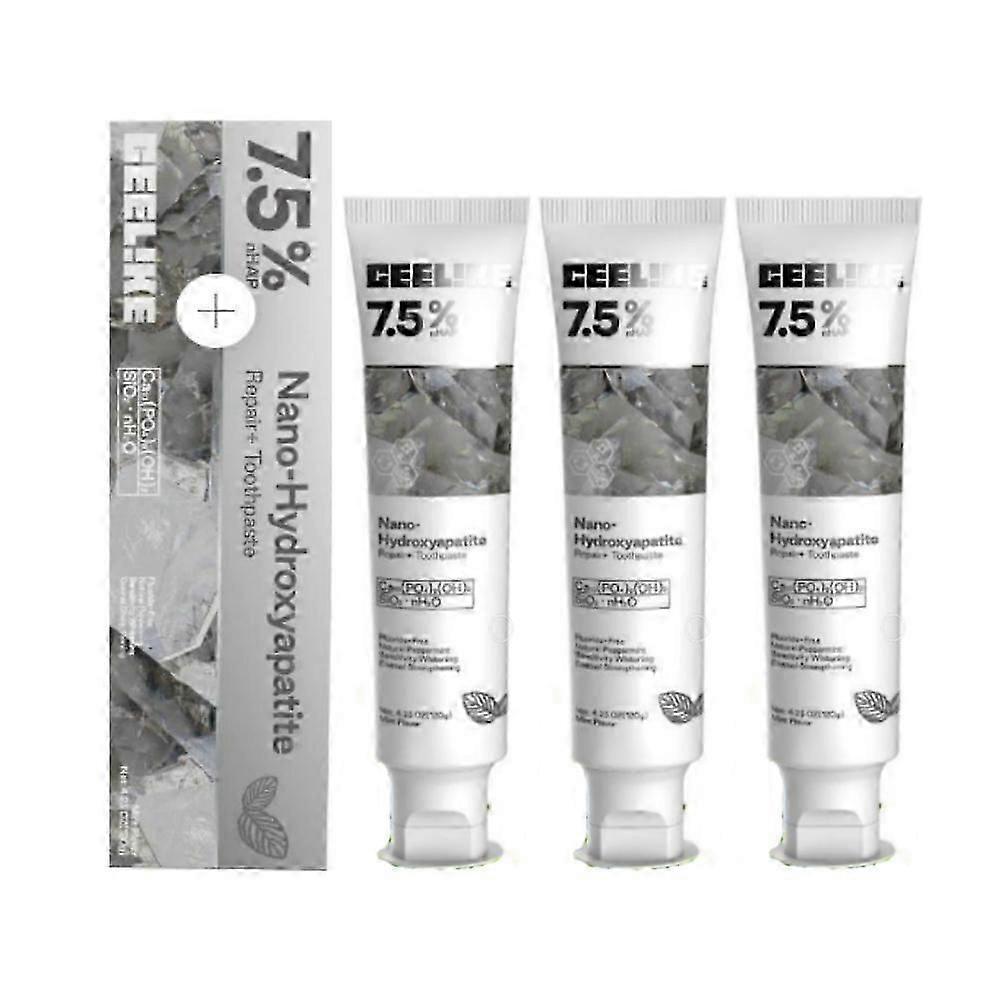 1-3X CEELIKE Hydroxyapatite Toothpaste Enamel Strengthening&Sensitivity.Whitening
