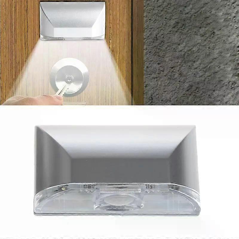 HNGCHOIGE PIR Infrared IR Wireless Sensor Automatic Keyhole Motion Detector 4 LED Lamp