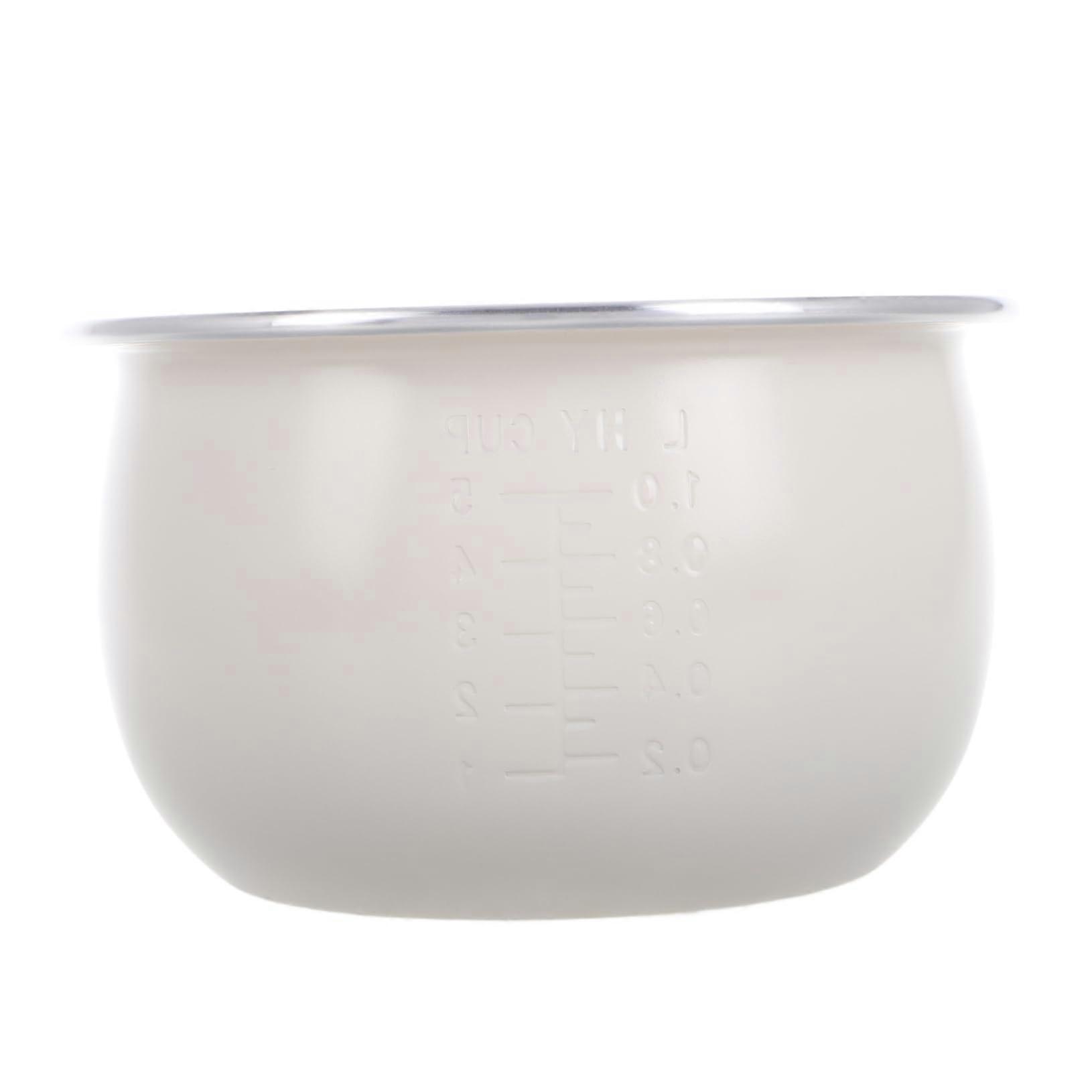 Rice Cooker Pot Replacement Inner Pot Porridge Cooker Rice Cooker Insert Stove Indoor Rice Cooker Replacement Pot Rice Pot White Ceramic Glaze