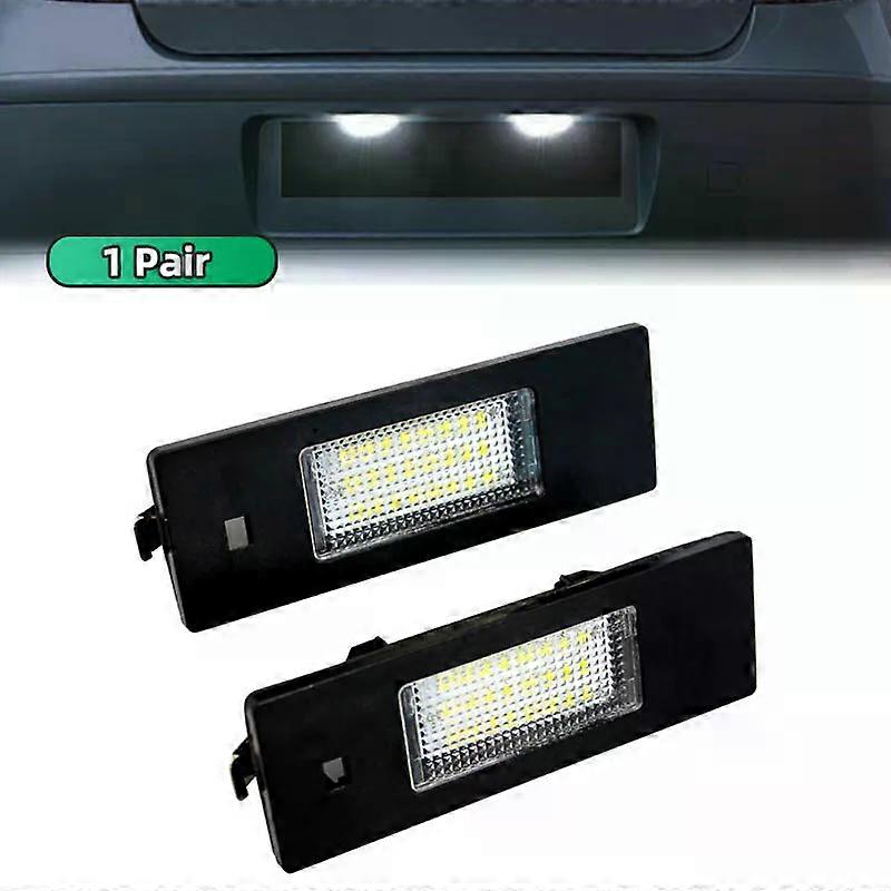 Applicable Car Led License Number Plate Light For BMW 1 6 Z Series E81 E87 F20 F21 E63 E64 M6 F06 F12 F13 E85 E86 E89 Z4 I3 I01 Accessories