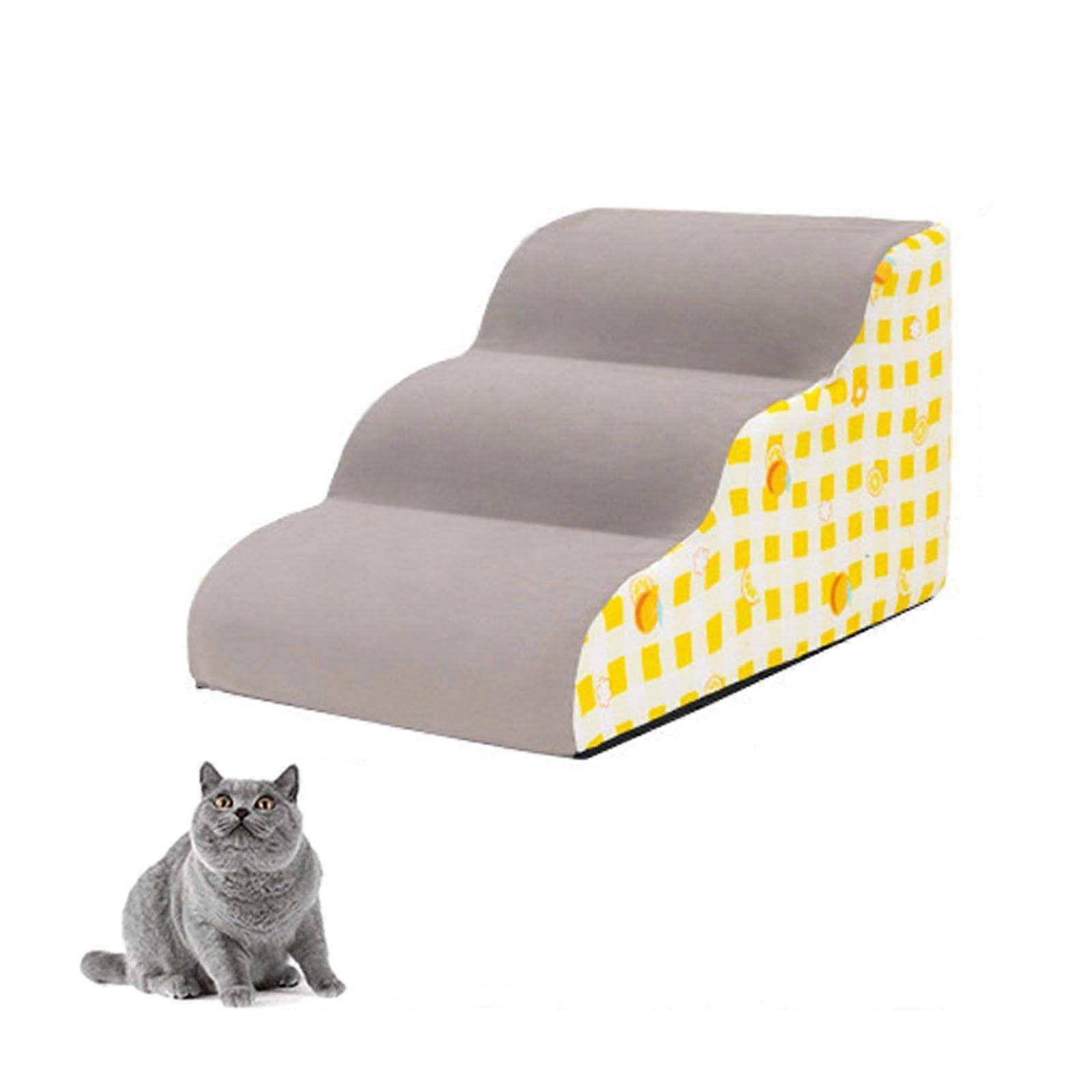 Pet Stairs Size L for Small and Medium Dogs and Cats - Non-Slip Dog Steps - Ramp Stairs - High Bed and Couch Stool
