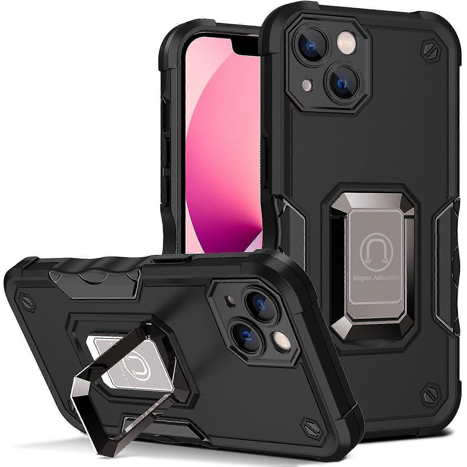 Case for iPhone 13 Shockproof Magnetic With Ring Holder