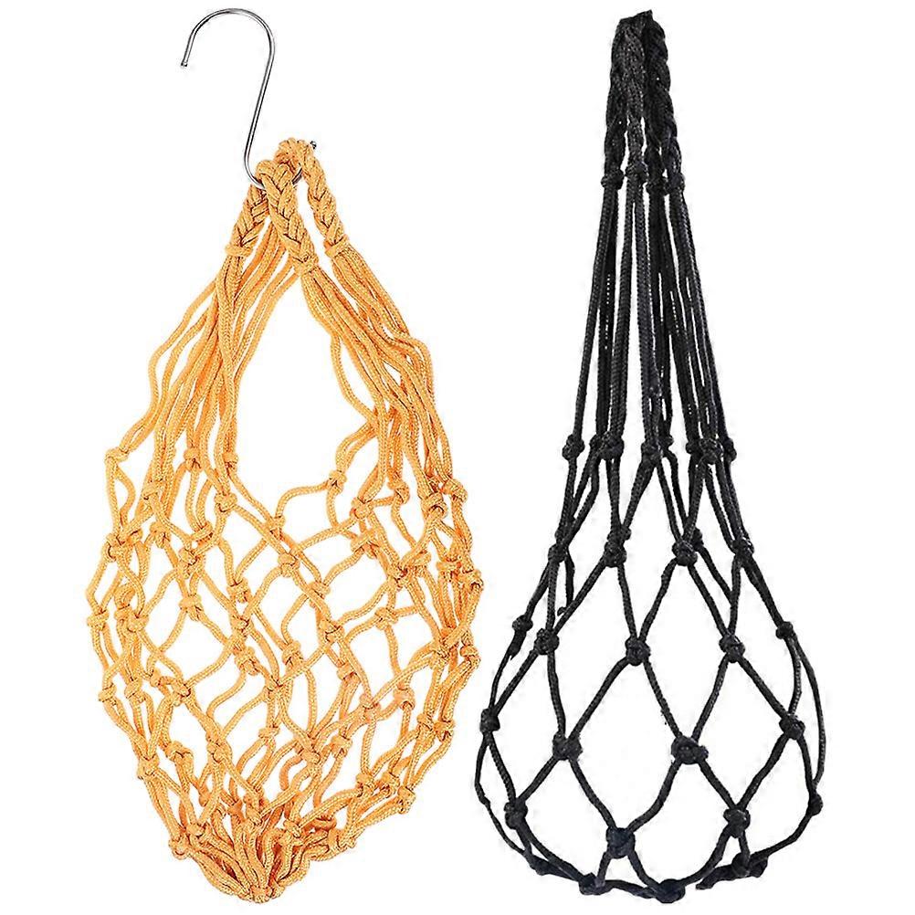 Chicken Vegetable String Bag 2Pcs Poultry Holder Practical Design For Storage Assorted Color Made Of Durable Nylon