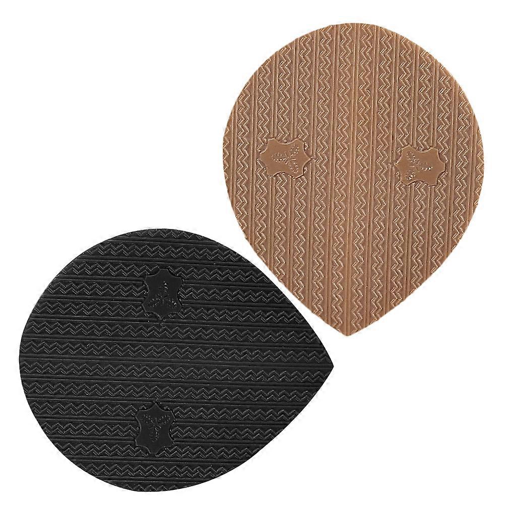 2 Pcs Replaceable Non-slip Sole Stickers for Shoes in Assorted Color Made of PU Perfect for Various