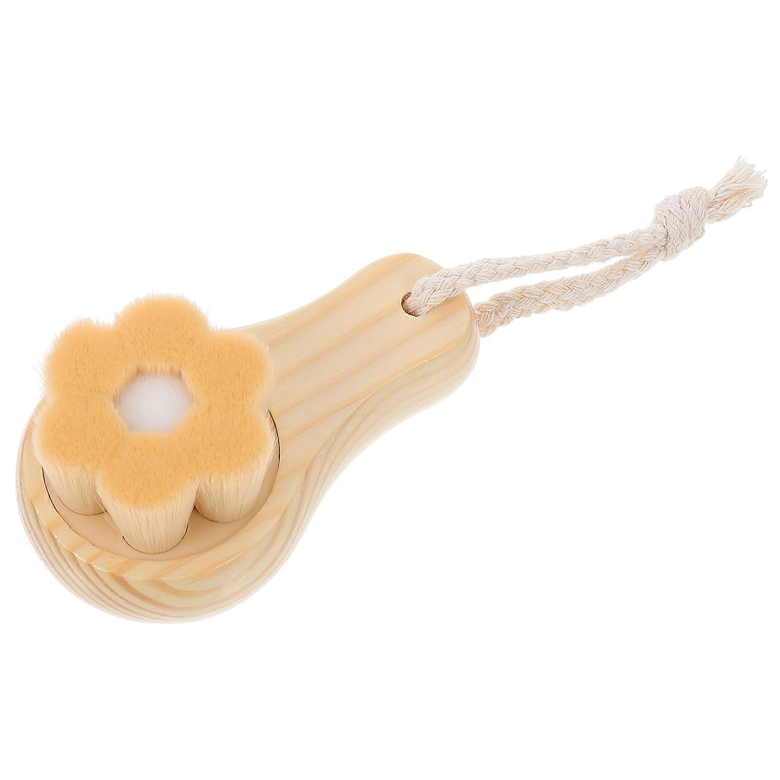 Facial Cleansing Brush Flower Design Face Brush Facial Exfoliating Brush