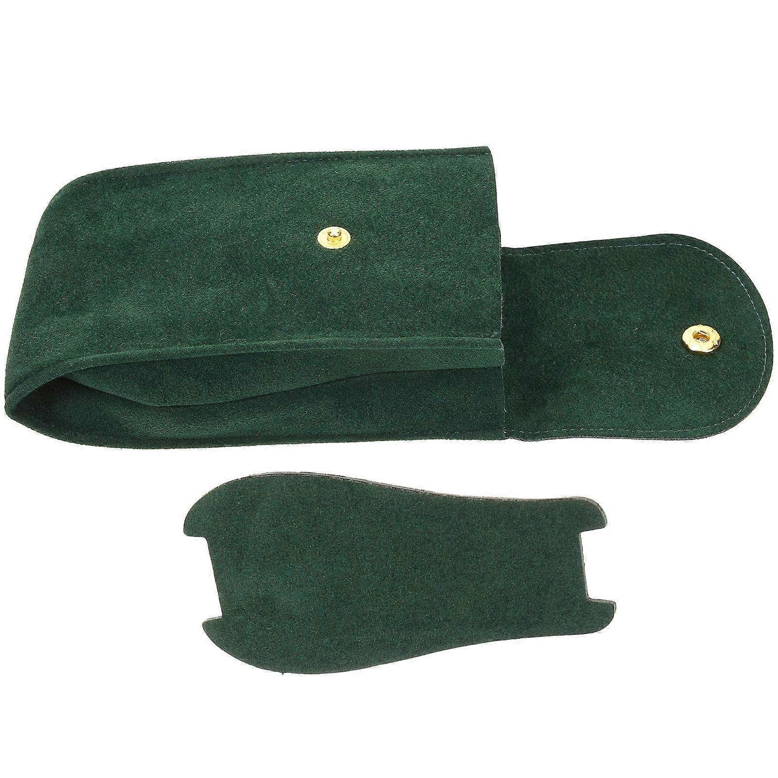 Portable Watch Pouch Simple Travel Case Storage for Watch Lovers 1Set Scratch 13X7CM