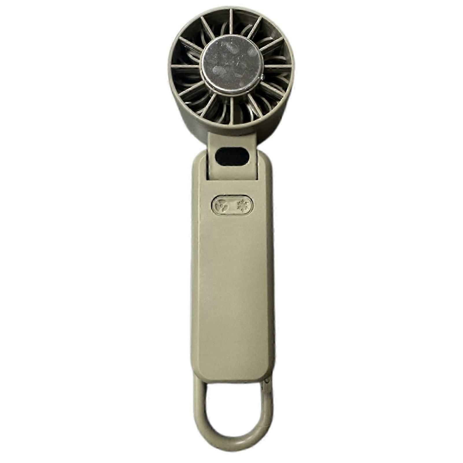 Rechargeable Handheld Fan Digital Display Summer Quick Cooling Fan for Office