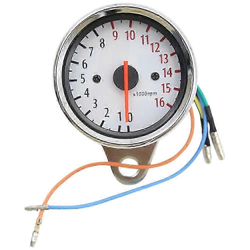 12V 16000 RPM Waterproof Motorcycle Speedometer Tachometer Gauge for 1 2 3 Cylinders