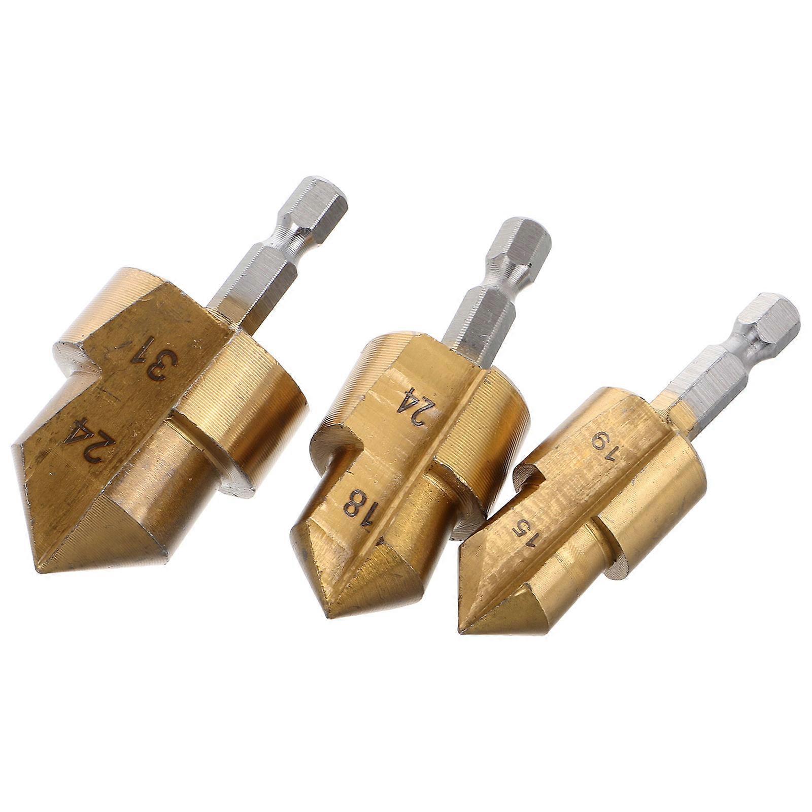 3pcs Heavy Duty PPR Pipe Reaming Drill Bit Set – Expansion Tool for Secure Fittings, Versatile Plumbing Repairs and Installations