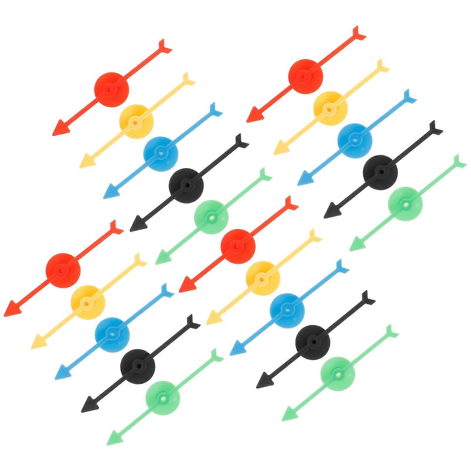 25pcs Plastic Arrow Game Pointers for Board Games, DIY Activities, Party Props, Classroom & Carnival Fun