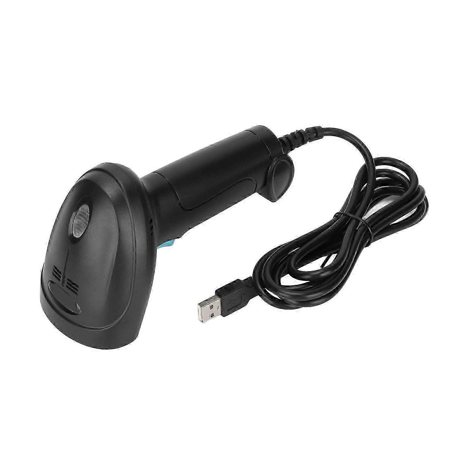 Portable Ergonomic Barcode Scanner with Quick Scanning - IP54 Waterproof USB Scanner for 1D, 2D Barcodes & QR Codes