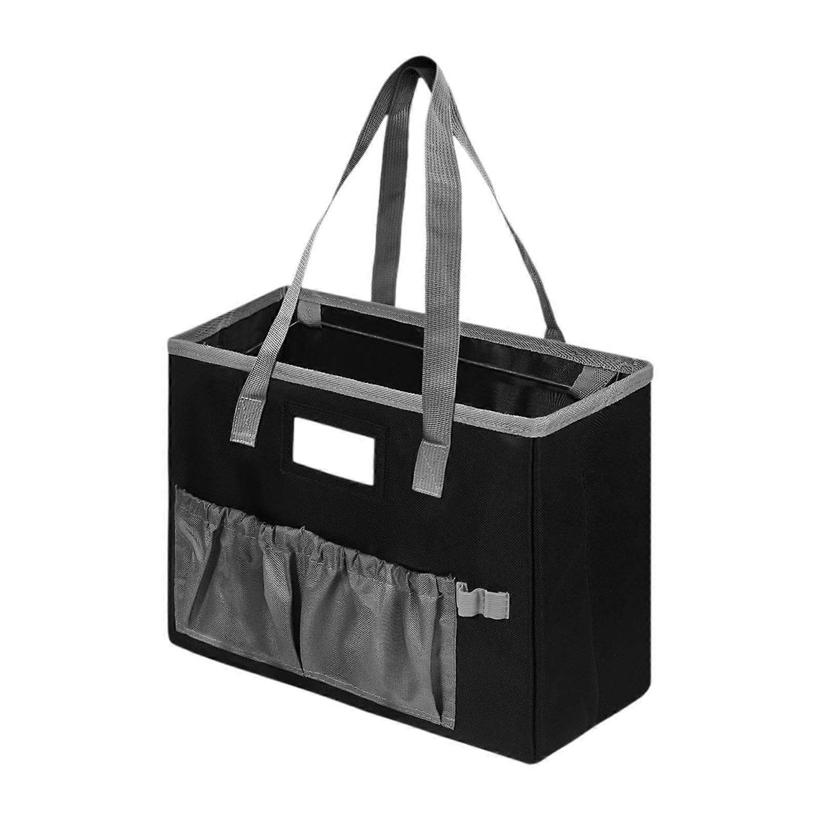 File Folder Storage Bag, Portable Document Organiser for Cupboard, Desk, Papers