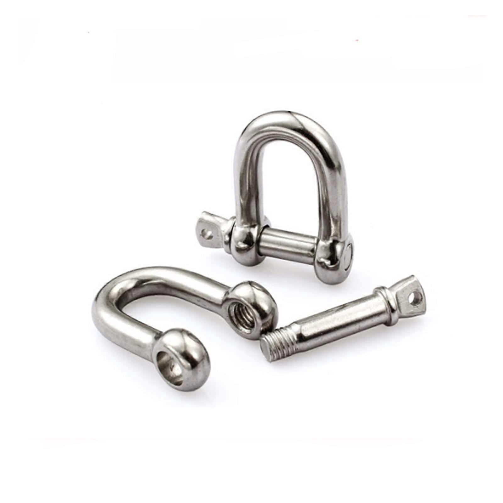 Small Shackle, Stainless Steel M4 M5 M6 M8 M10 M12 M14 M16 D Shackle Hook
