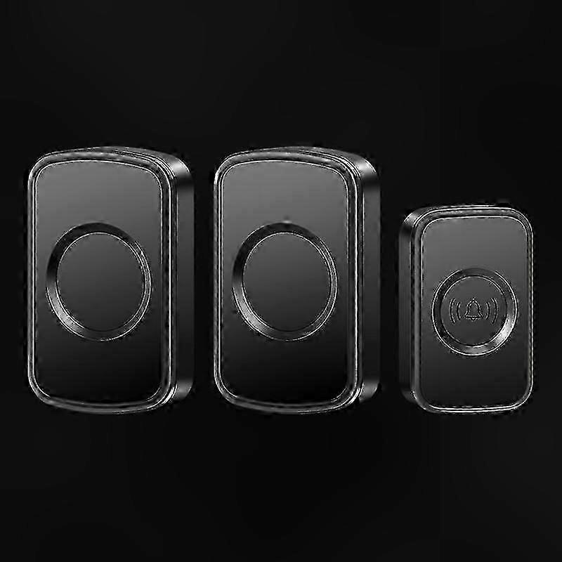 Battery-Operated Wireless Doorbell with Dual Compatibility and DC Power Support