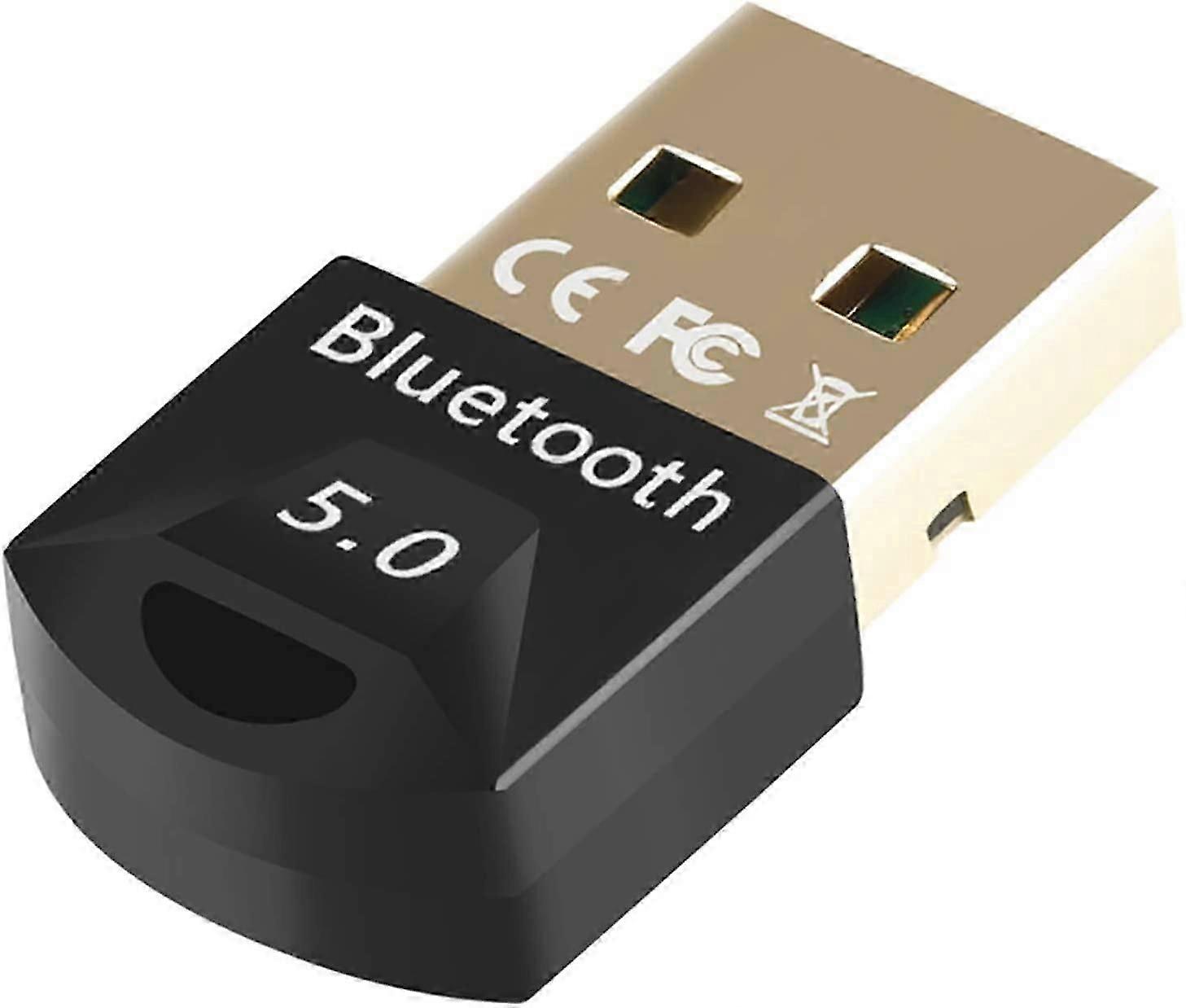 Bluetooth 5.0 Adaptör USB Dongle, Windows 10 / 8.1 / 8/7 ile Uyumlu Mini Bluetooth Alıcı Verici