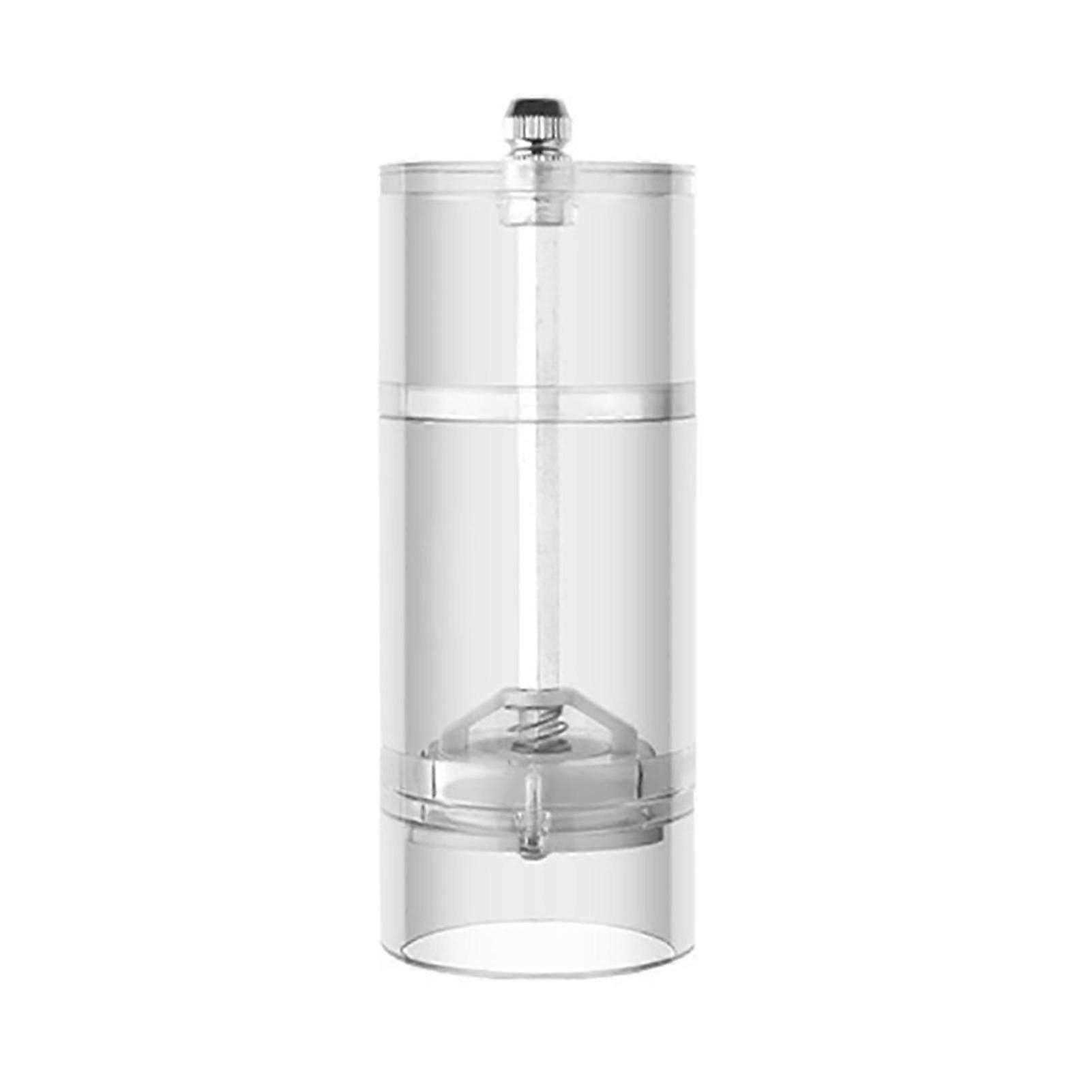 Adjustable Acrylic Pepper Grinder - Sleek Minimalist Design for Modern Kitchens