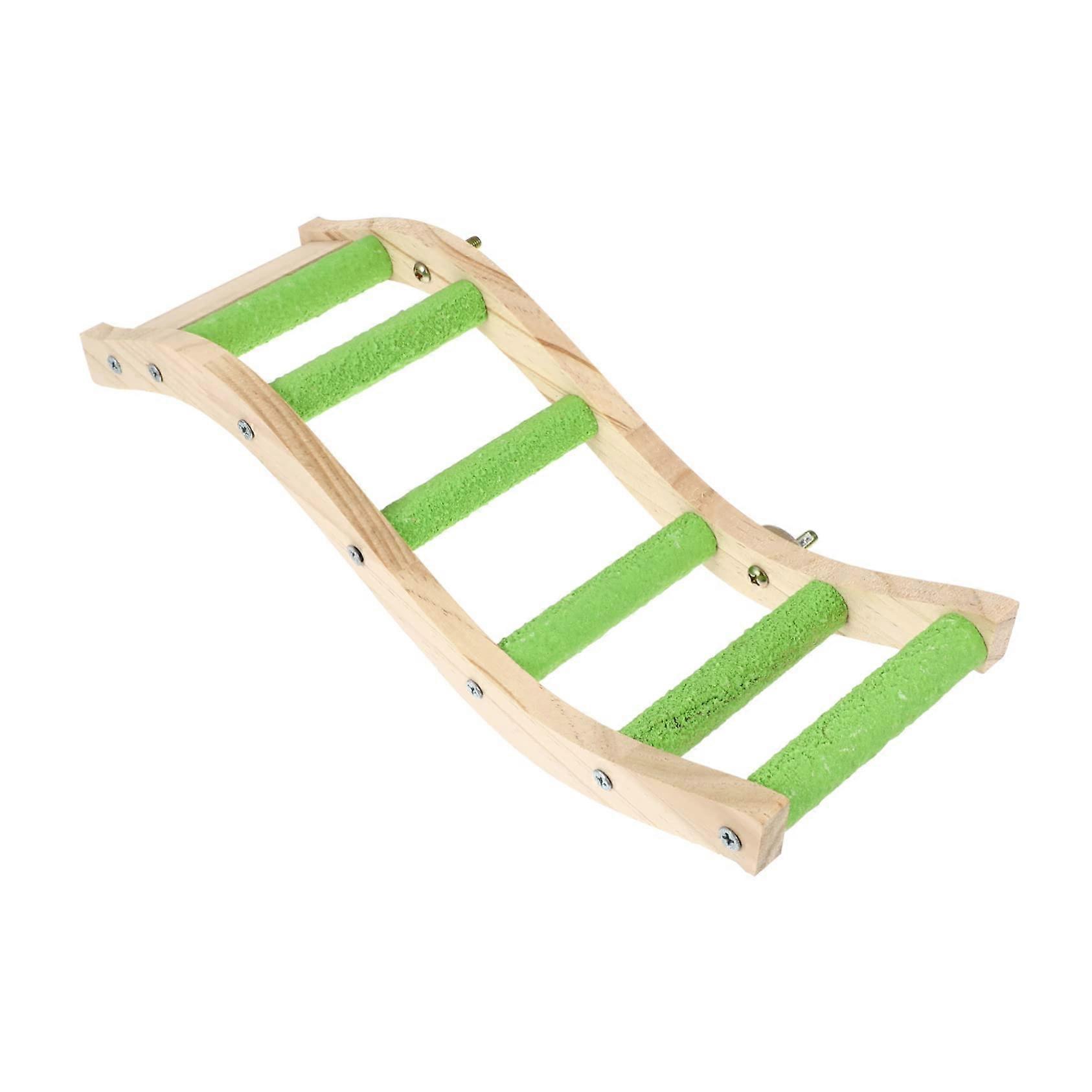 Parrot Climbing Ladder Wooden Toy for Birds, Parrots, Budgies, and Other Small Birds – Promotes Movement and Mental Stimulation, Easy to Install