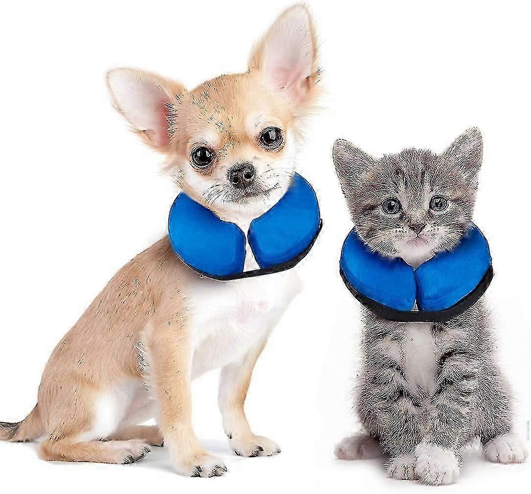 2025 Inflatable - Recovery - Cone Collar For Dogs Cats After Surgery Soft Protective Recovery Collar Cone Prevent Pets From Touching Stitches Wounds A