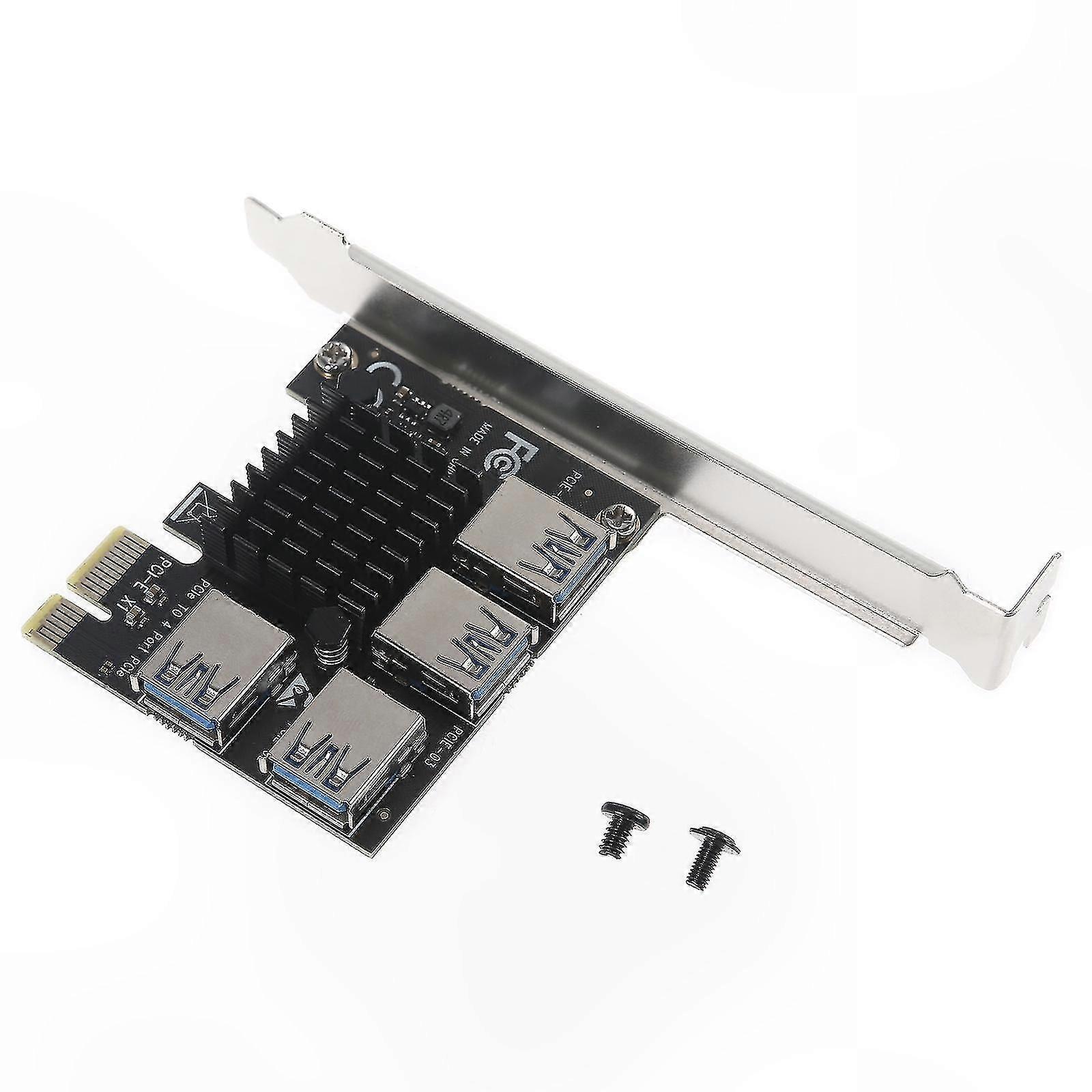 PCI-E to USB 3.0 Riser Adapter Card for Mining Rig Expansion