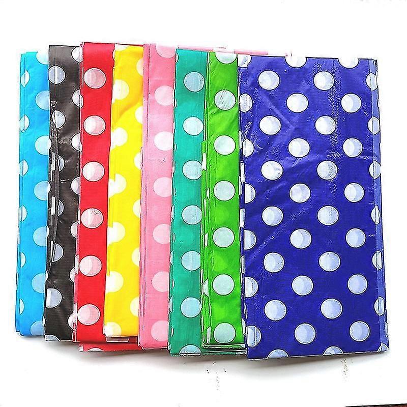 Set of 8 Colors Rectangular PVC Tablecloth 137*183cm Dotted