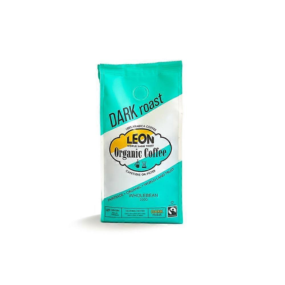 LEON Dark Roast Coffee Beans 200g - 2 Pack
