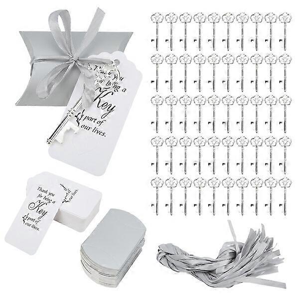 Wedding candy boxes, 50 pieces, suitable for multiple occasions and can be freely created