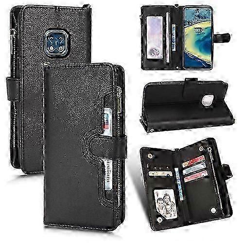 Nokia XR20 Litchi Pattern Zipper aitoa nahkaa oleva puhelinkotelo suojaa