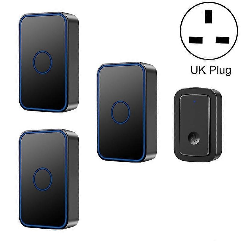 Smart Waterproof Electronic Doorbell 1 For 3 UK