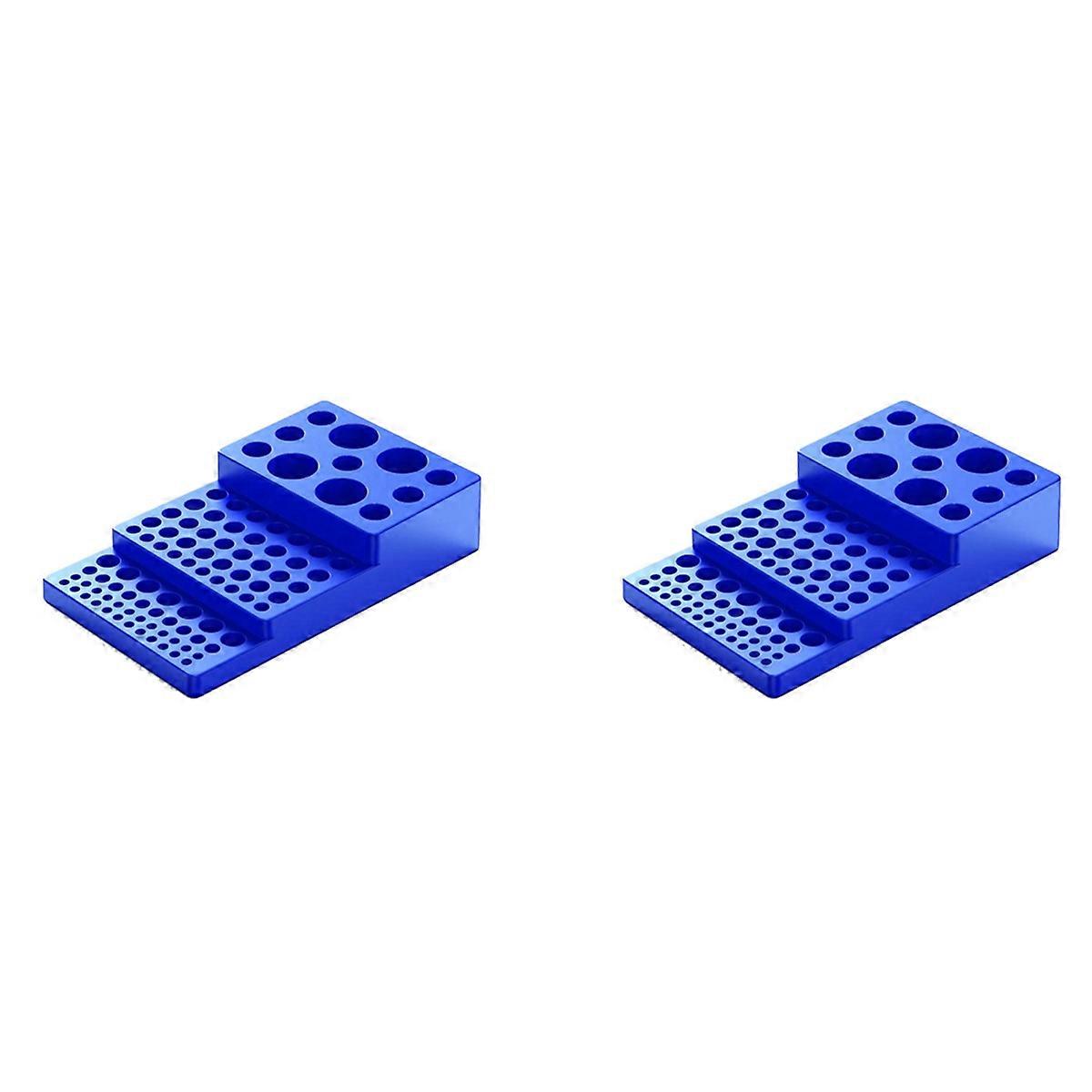2X Multifunctional Centrifuge Tube Rack 0.2/0.5/1.5/2/5/10/15/50Ml Stepped Test Tube Laboratory Supp