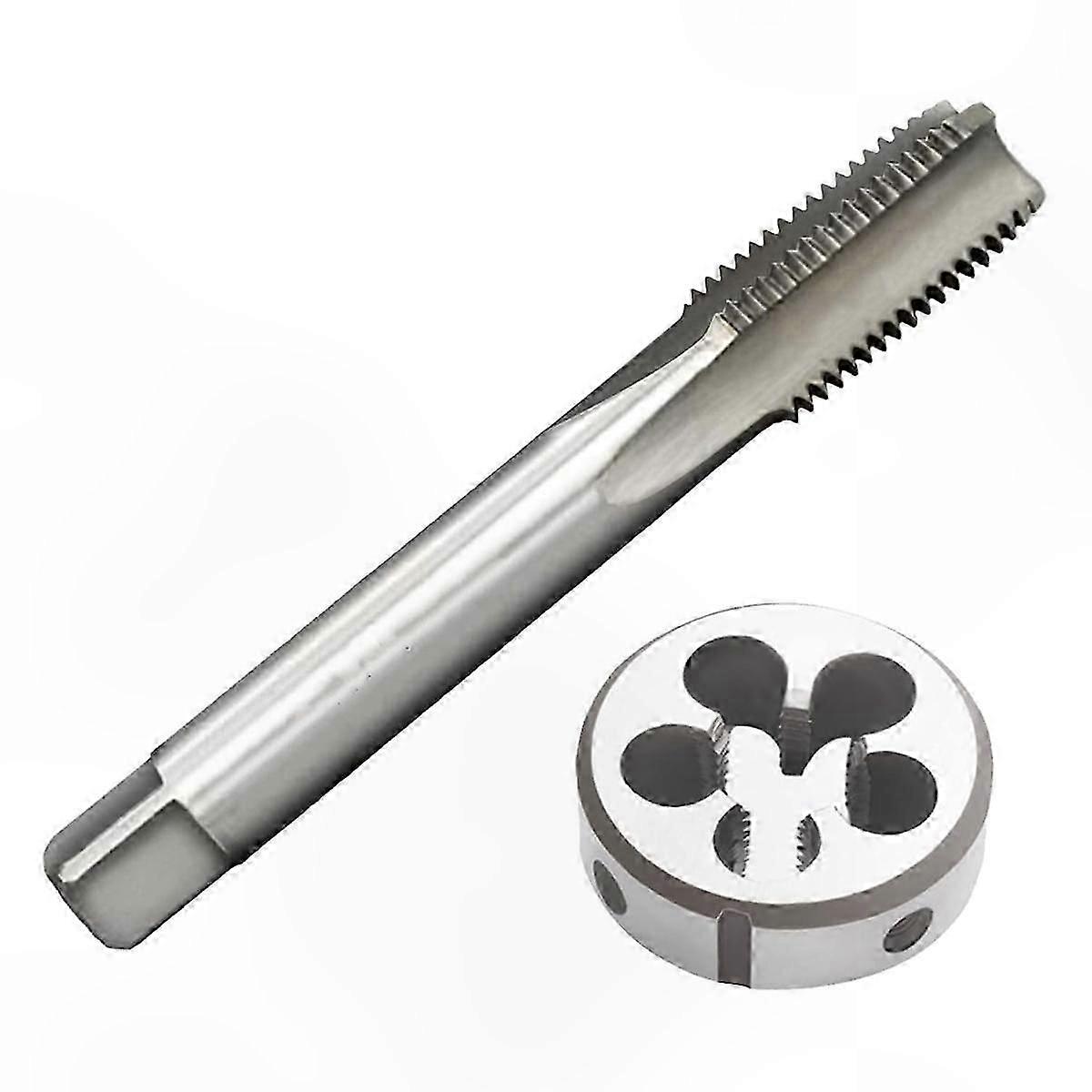 Metric Thread Tap and Die Set, M14 X 1.5mm, High-Speed Steel Tool for Machining and Threading