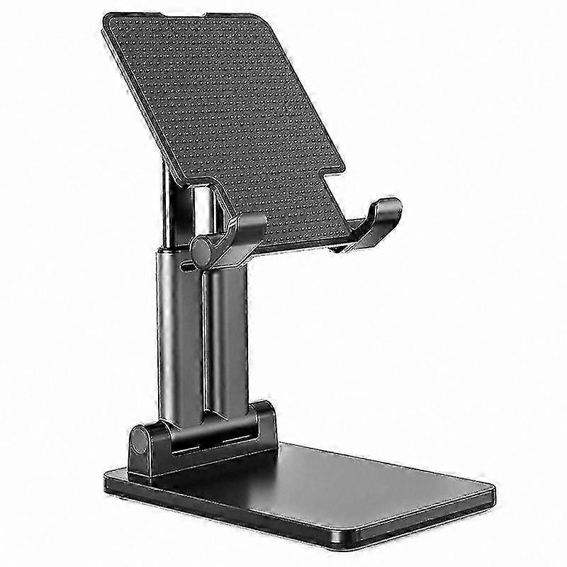 Adjustable Dual-Pole Foldable Stand for Tablets & Phones, Extendable Desktop Holder for Various Devices