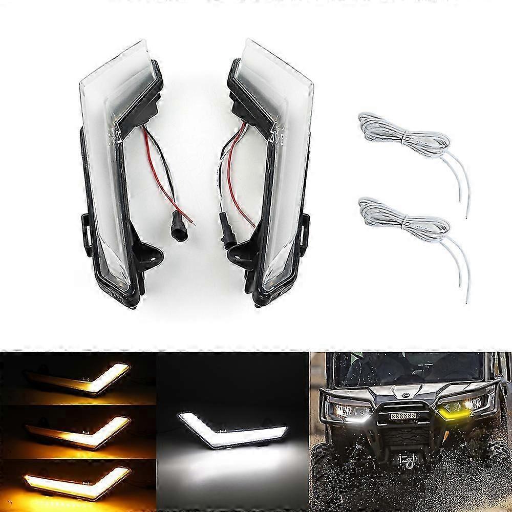 Atv Led Flow Turn Signal Drl Lights For Can-am + Max + Commander