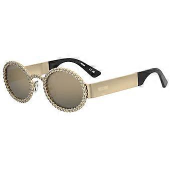 Zonnebril Moschino MOS204/S ROSE GOUD/ GRIJS BRONS GESPIEGELD 52/22/140 Dames